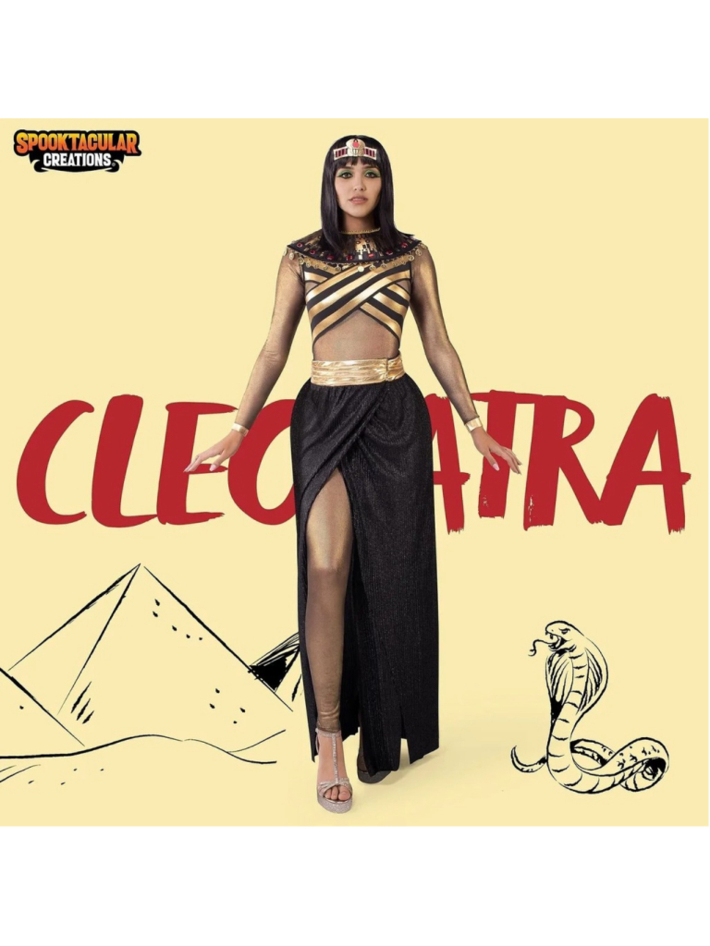 Spooktacular Creations Cleopatra Costume Adult XL NEW